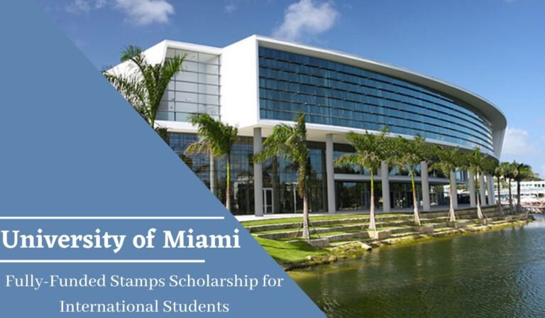 University of Miami Stamps Scholarship 2025 | Fully Funded | USA